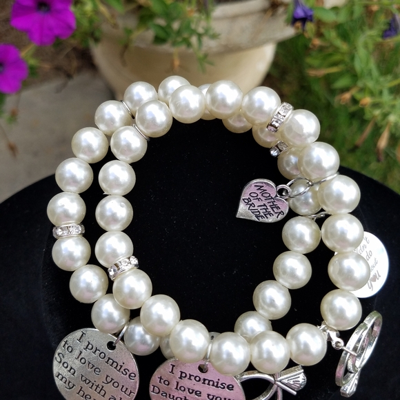 Wedding party jewelry,  mother of bride,  mother o - Picture 10 of 10